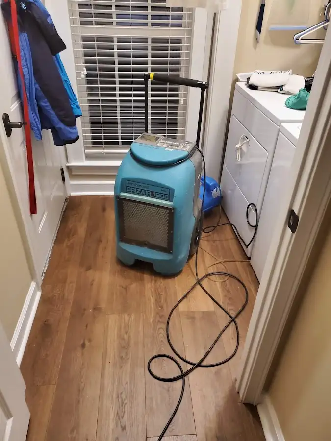 Commercial dehumidifier deployed for Flood Damage Cleanup in Lutz