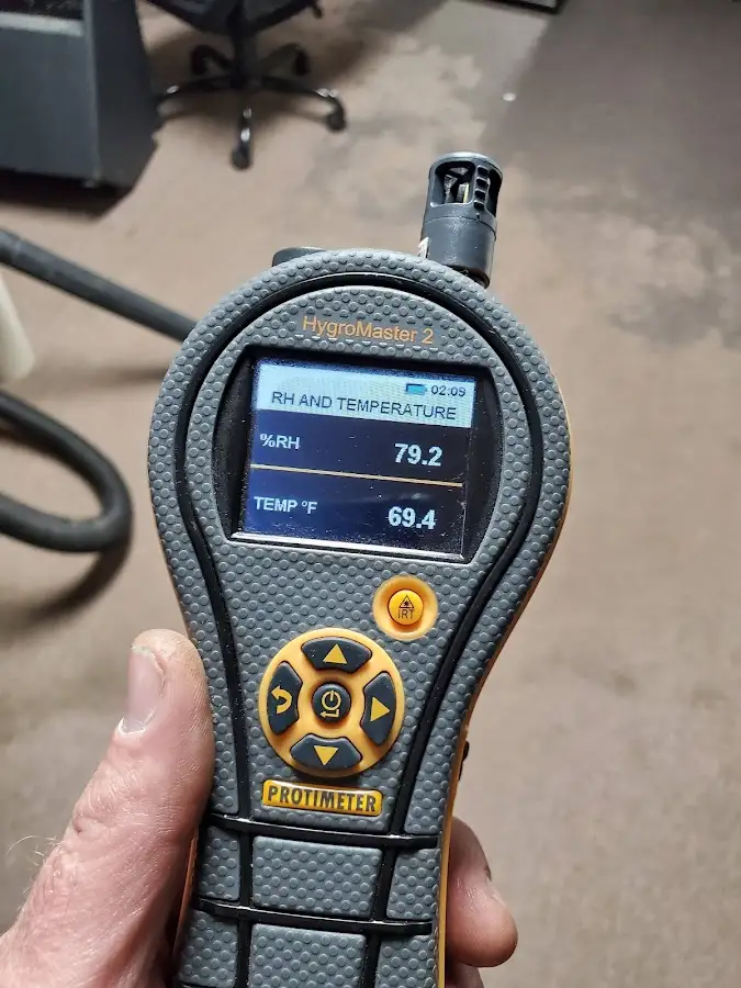 Moisture meter humidity assessment for Fire & Smoke Damage Restoration in Lutz